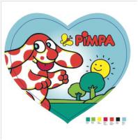 (Mis 7,5) Cuscino cuore PIMPA 70 cm….x6