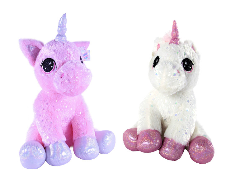 (Mis 8,5) UNICORNO Peluche seduto 80cm -2ass…..x2
