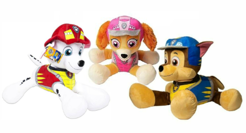 (Mis 6) PAW PATROL sdraiati Peluche 50cm -3ass….x9