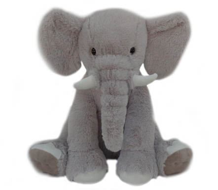 (Mis 8,5) GINGER L’ELEFANTE Peluche 78cm…x2