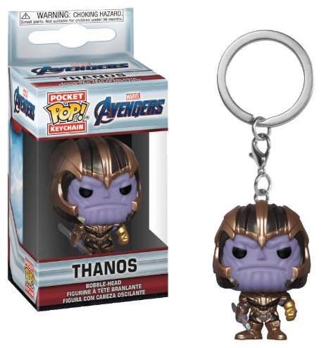 FUNKO POP! Portavchiavi Marvel Endgame -Thanos  In box 5cm