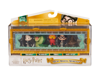 HARRY POTTER Magical Moments Micro Personaggi (4pz) In blister 19x13cm…x4