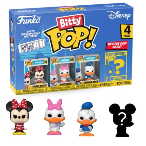 FUNKO Bitty POP! Disney (Minnie Mouse) -Pacco da 4pz In box (14x9cm)
