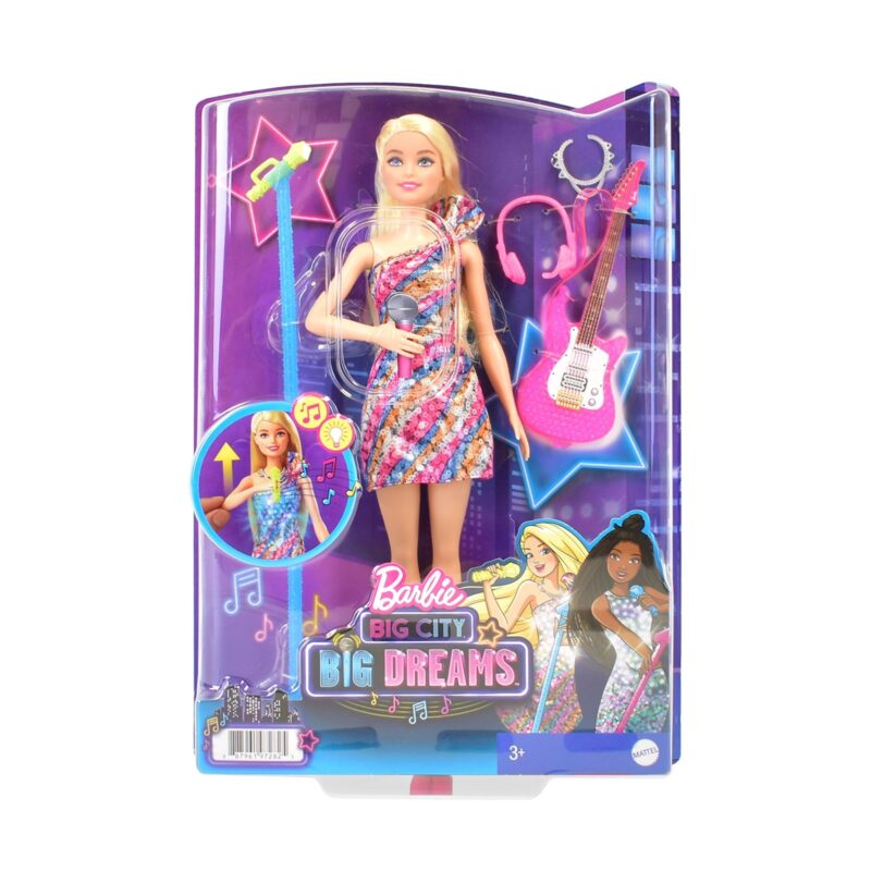 BARBIE Big City Bid Dreams Singing Doll Blonde…x4