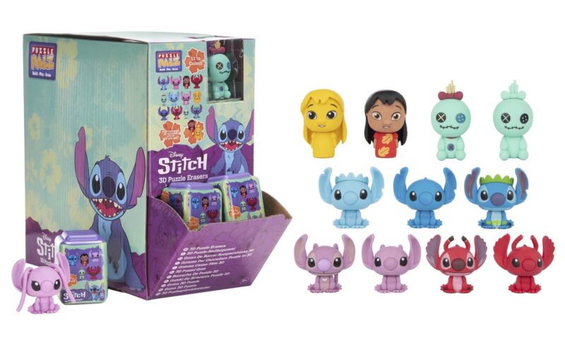 STITCH Gravity Feed Puzzle Palz Gomme per cancellare…X30…x120