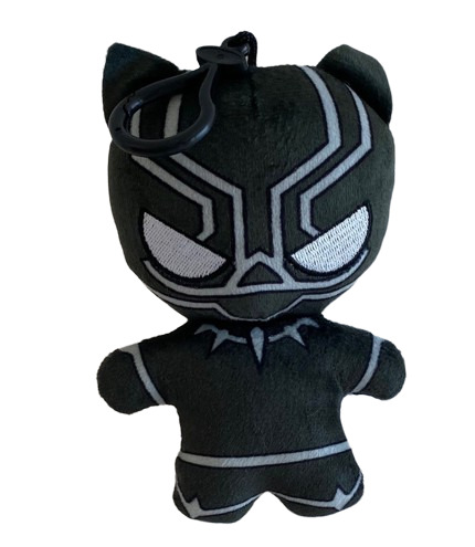 (Mis 0) MARVEL (Black Panther) Peluche Portachiavi 12,5cm c/Bagclip…x96