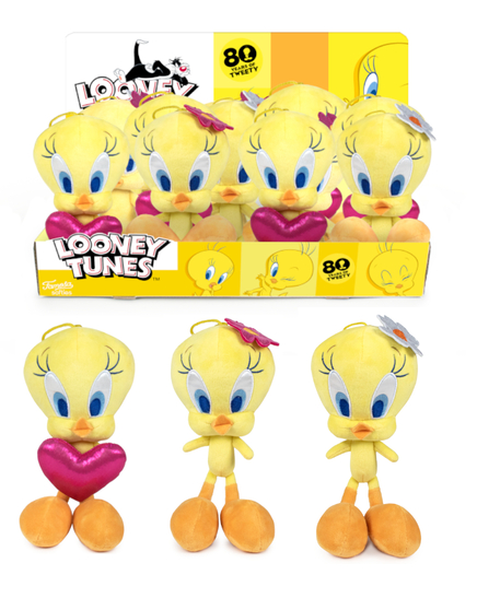 Maglietta Tweety LOONEY TUNES Per Donna | Licenza Ufficiale, Giallo, Taglia M | Cotone 100%
