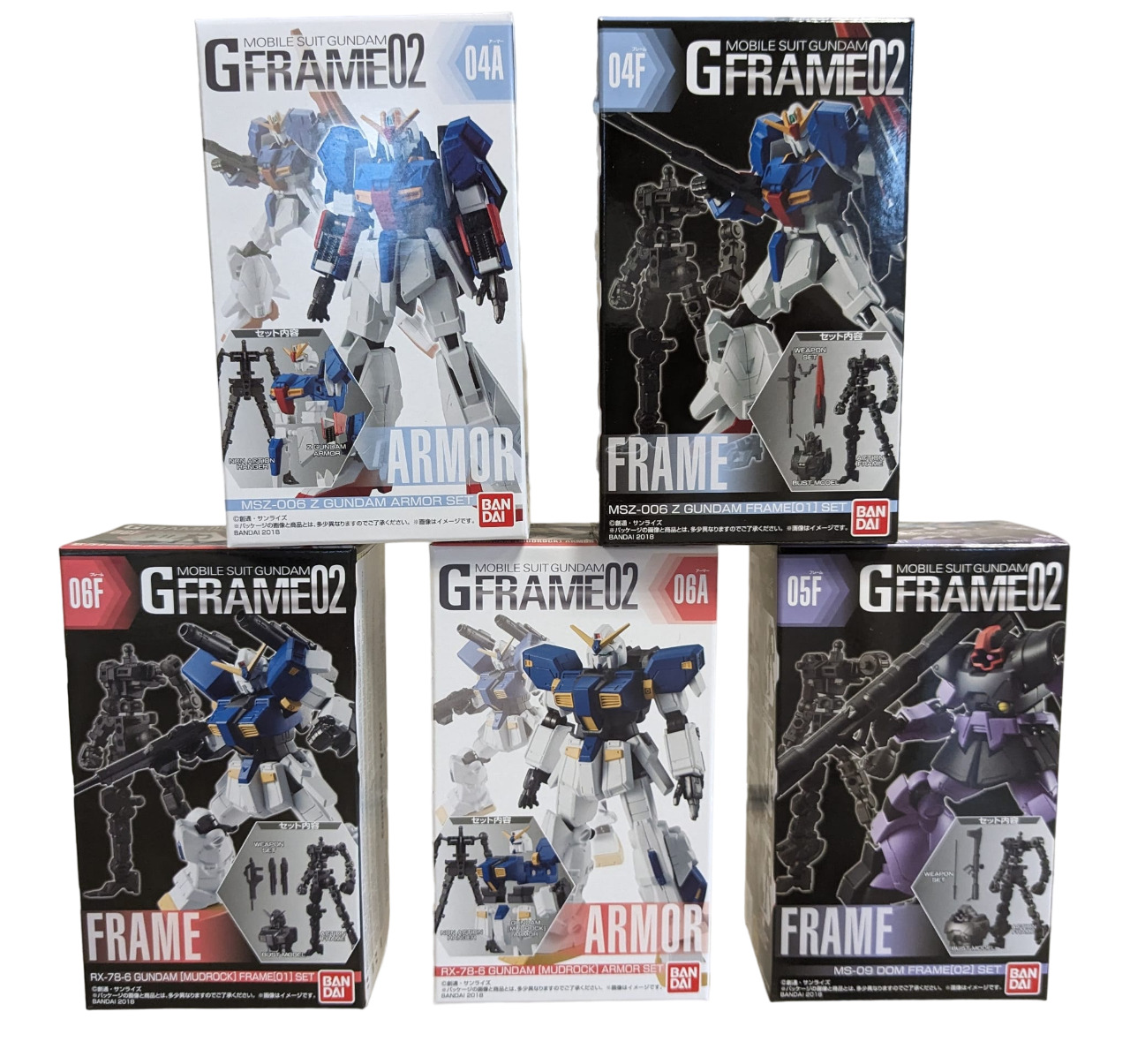 MS GUNDAM G-FRAME S.1 Modelli da costruire – Display da 10 pz…x10