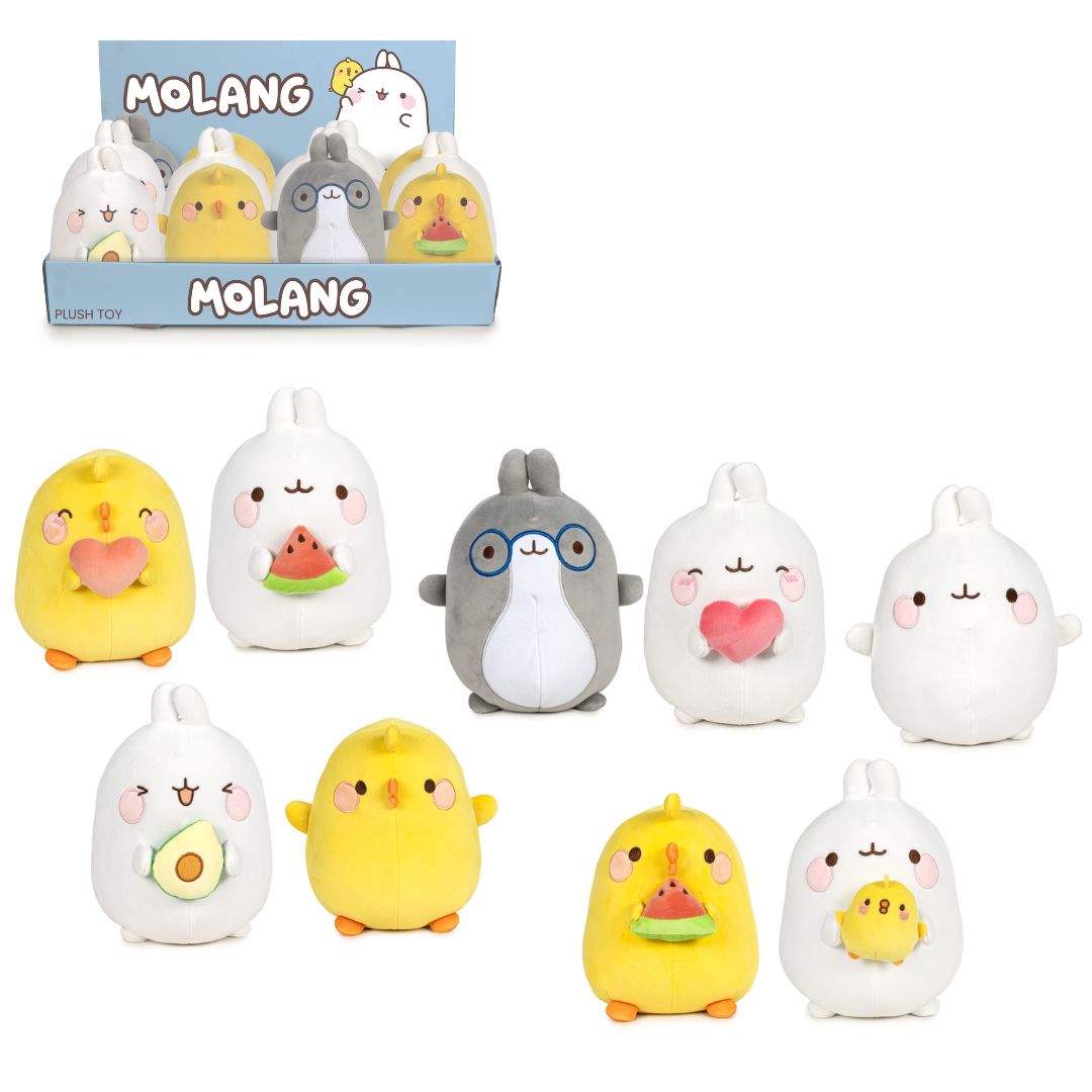 (Mis 1) MOLANG Peluche 15cm In espo da 12pz