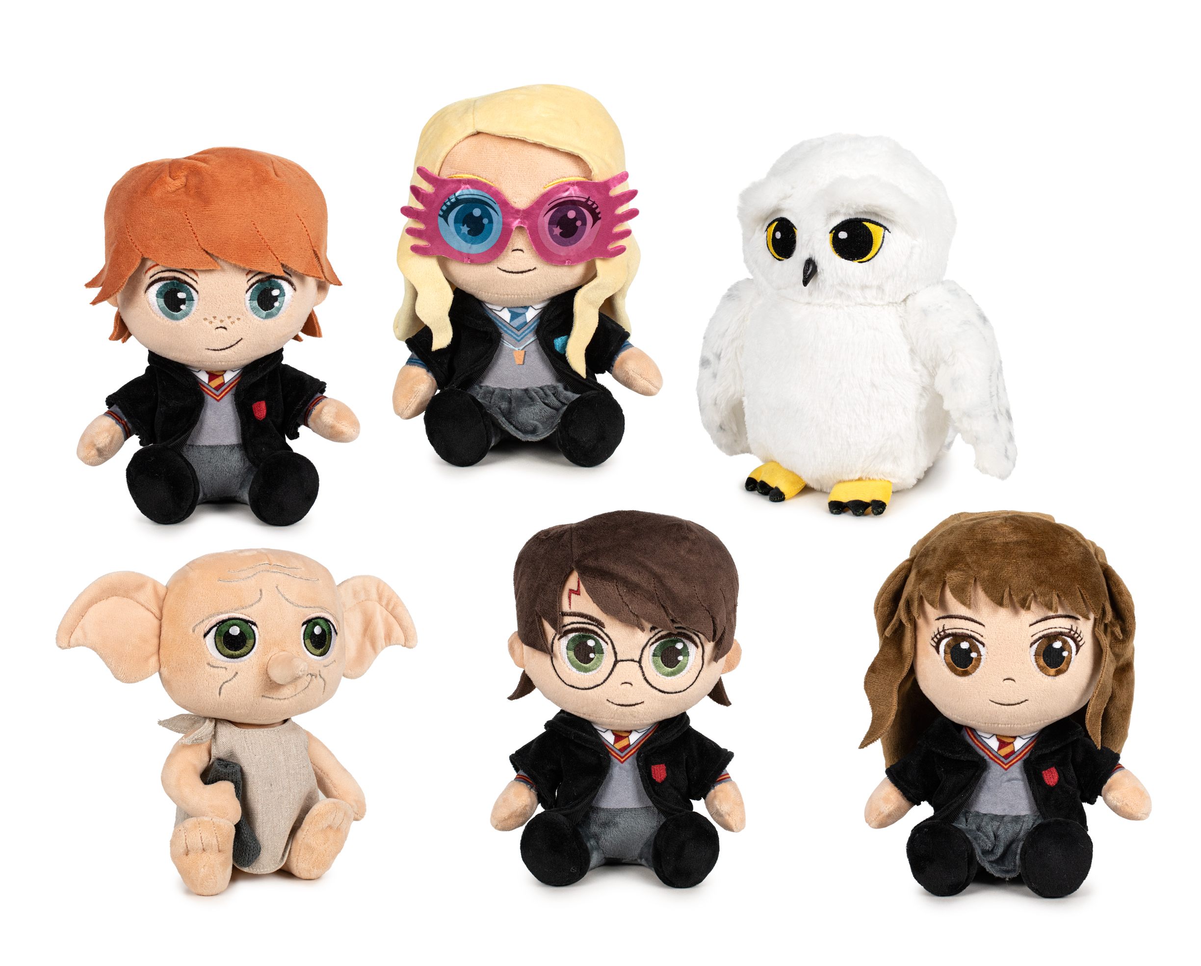 (Mis 1) HARRY POTTER Magical Friends Peluche 16cm 6ass