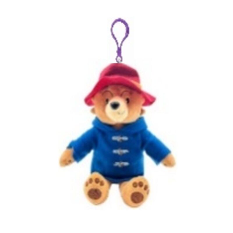 (Mis 0) ORSO PADDINGTON Peluche Portachiavi 13cm c/bagclip …x120