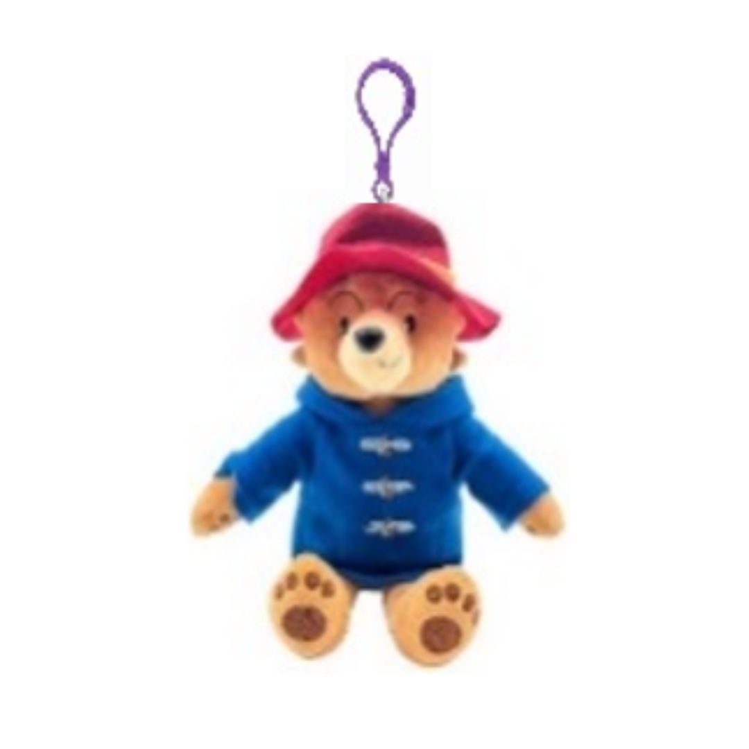 (Mis 0) ORSO PADDINGTON Peluche Portachiavi 13cm c/bagclip …x120