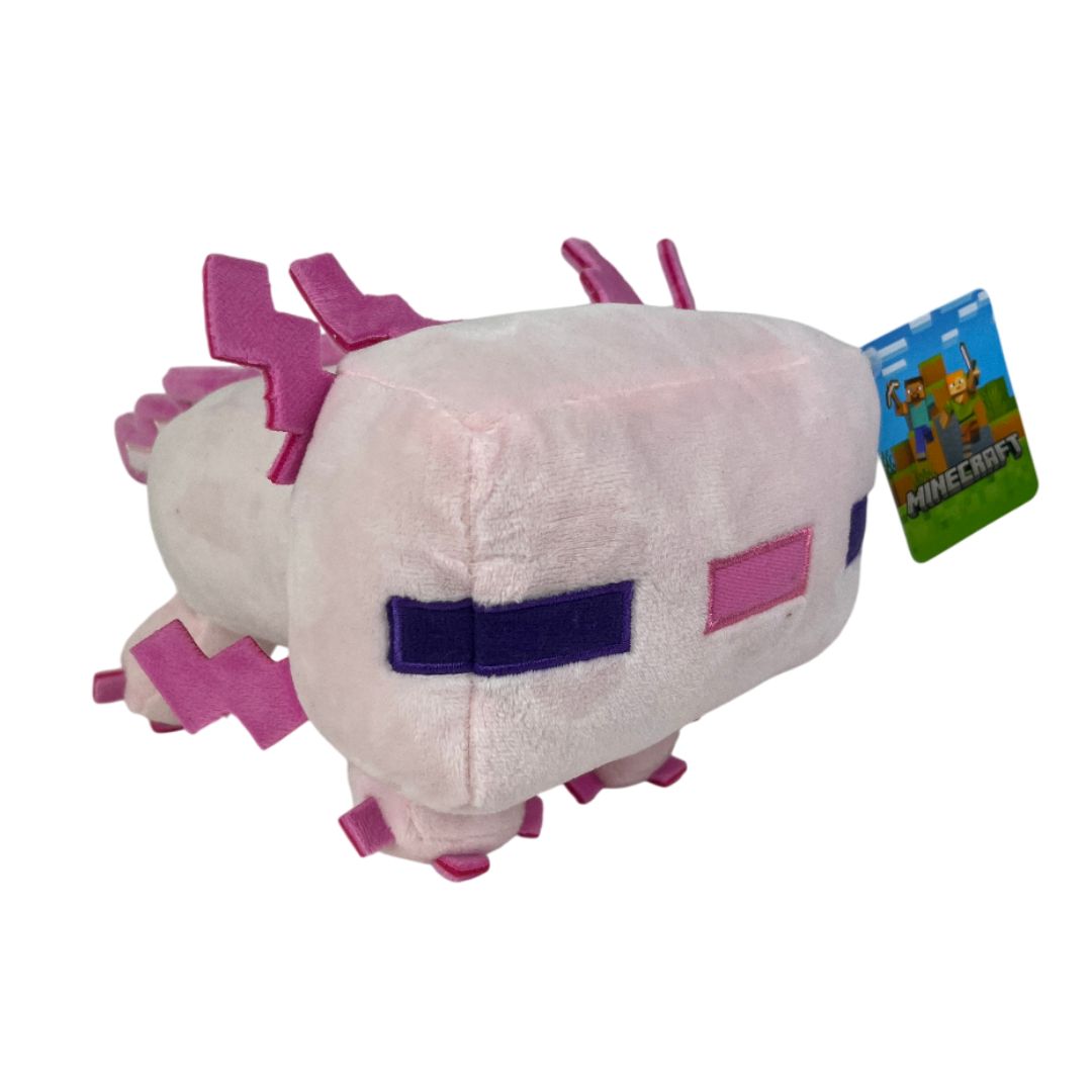 (Mis 3+) MINECRAFT Axolotl (Movie 2) Peluche 30cm…x48
