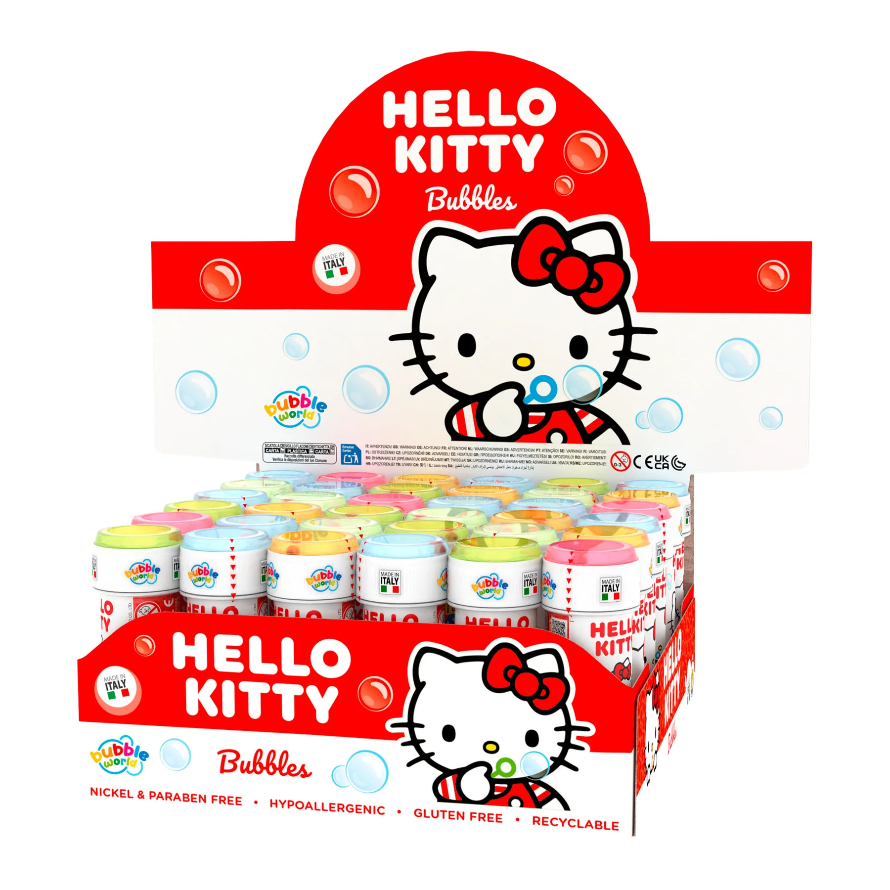 HELLO KITTY BUBBLES (Bolle di sapone)…x36…x216