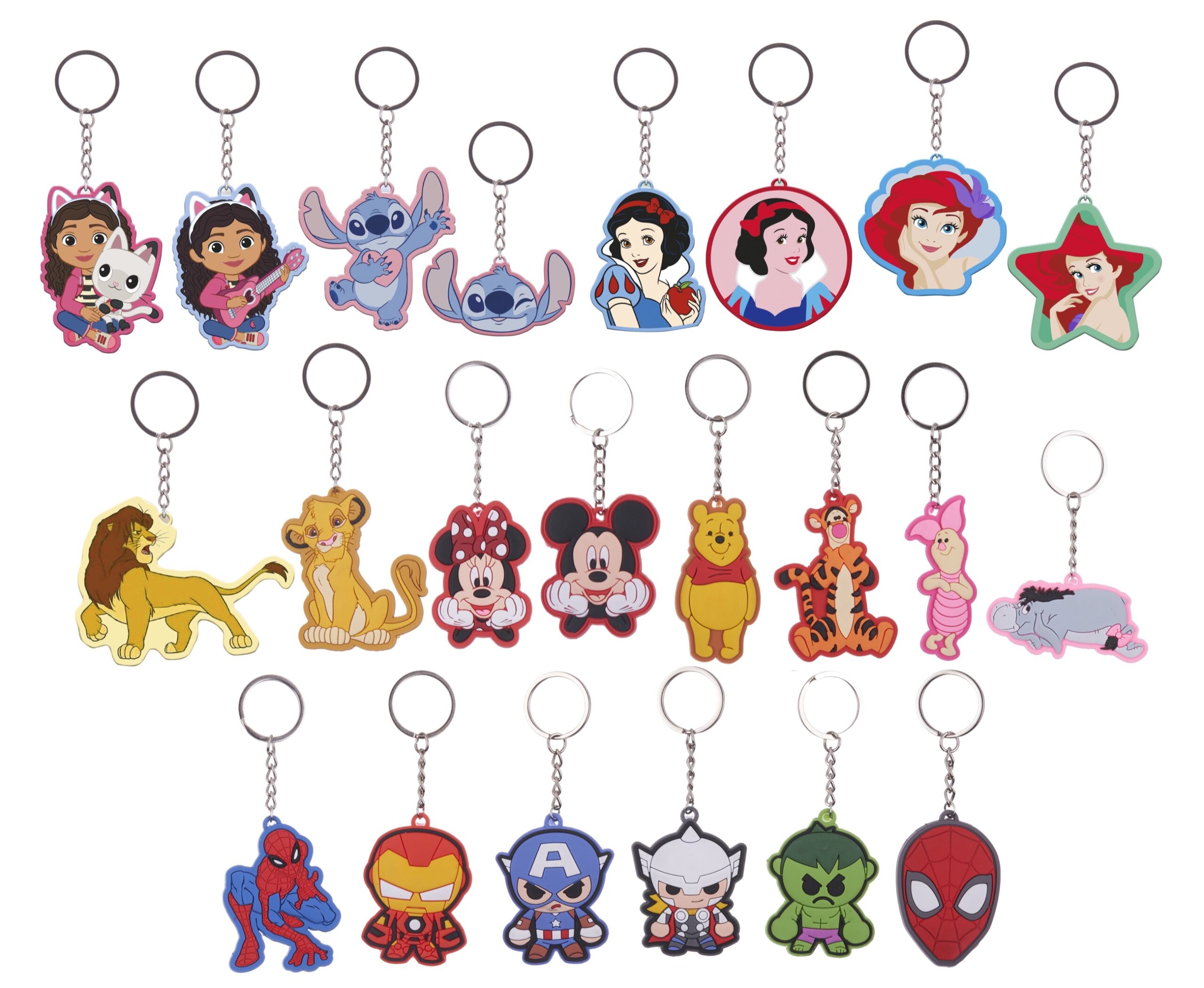 DISNEY – MARVEL PORTACHIAVI PVC 2D 5cm – 22ass…x22…x440