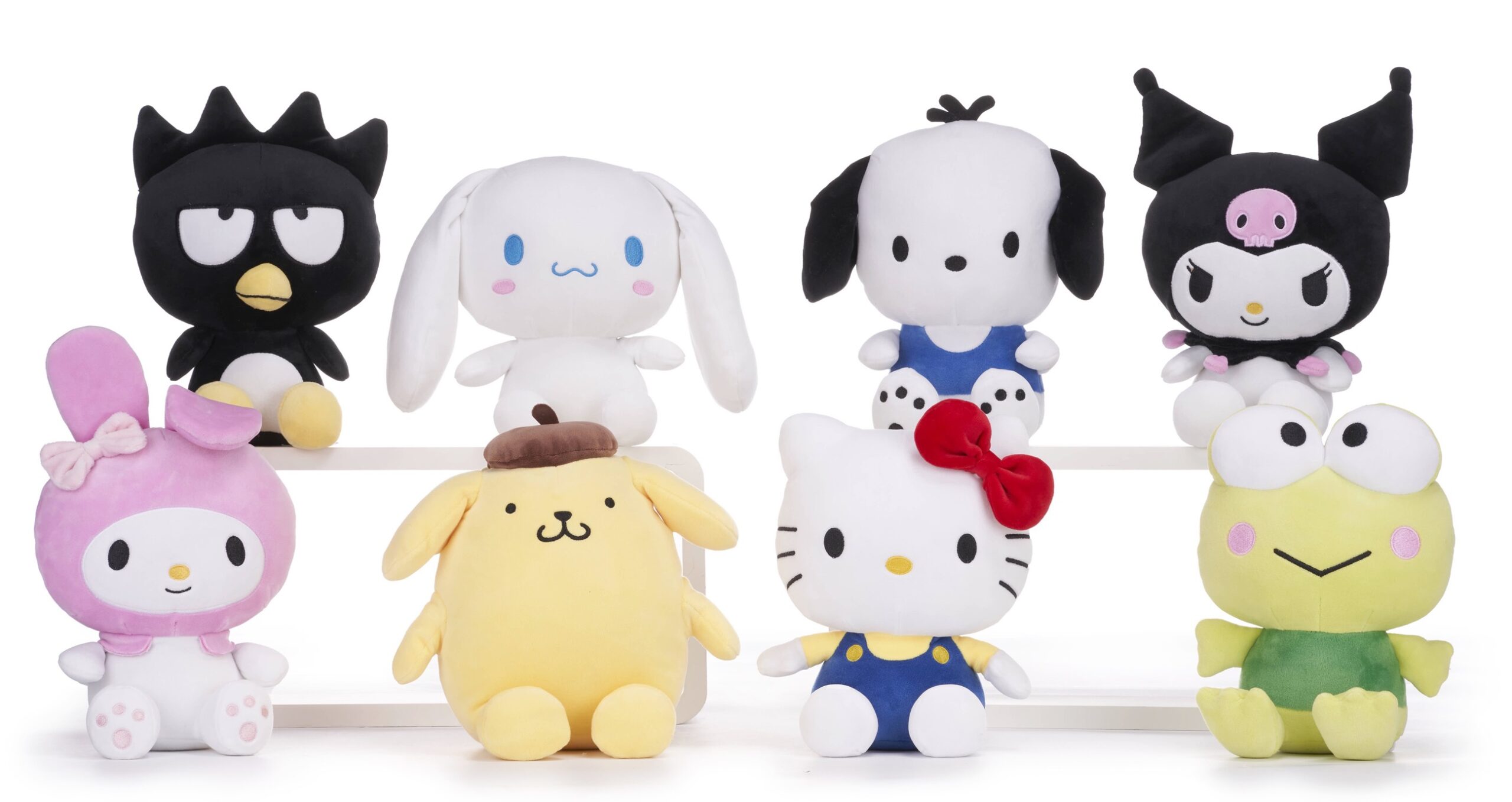 (Mis 3+) HELLO KITTY & FRIENDS Peluche 23cm -8ass…x48