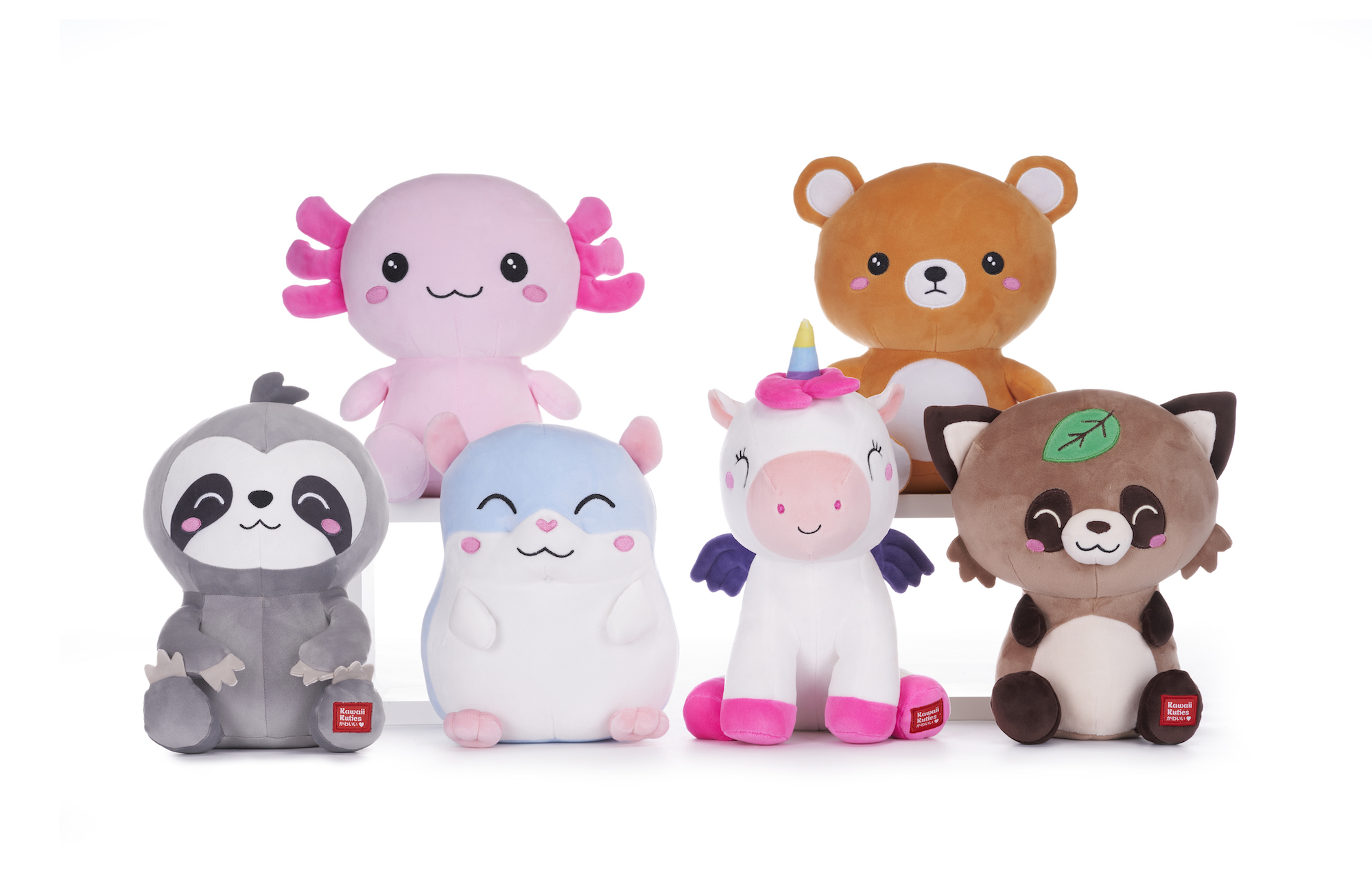 (Mis 5) KAWAII KUTIES Peluche (Super Squishy) GIFT 33cm 6ass…x30