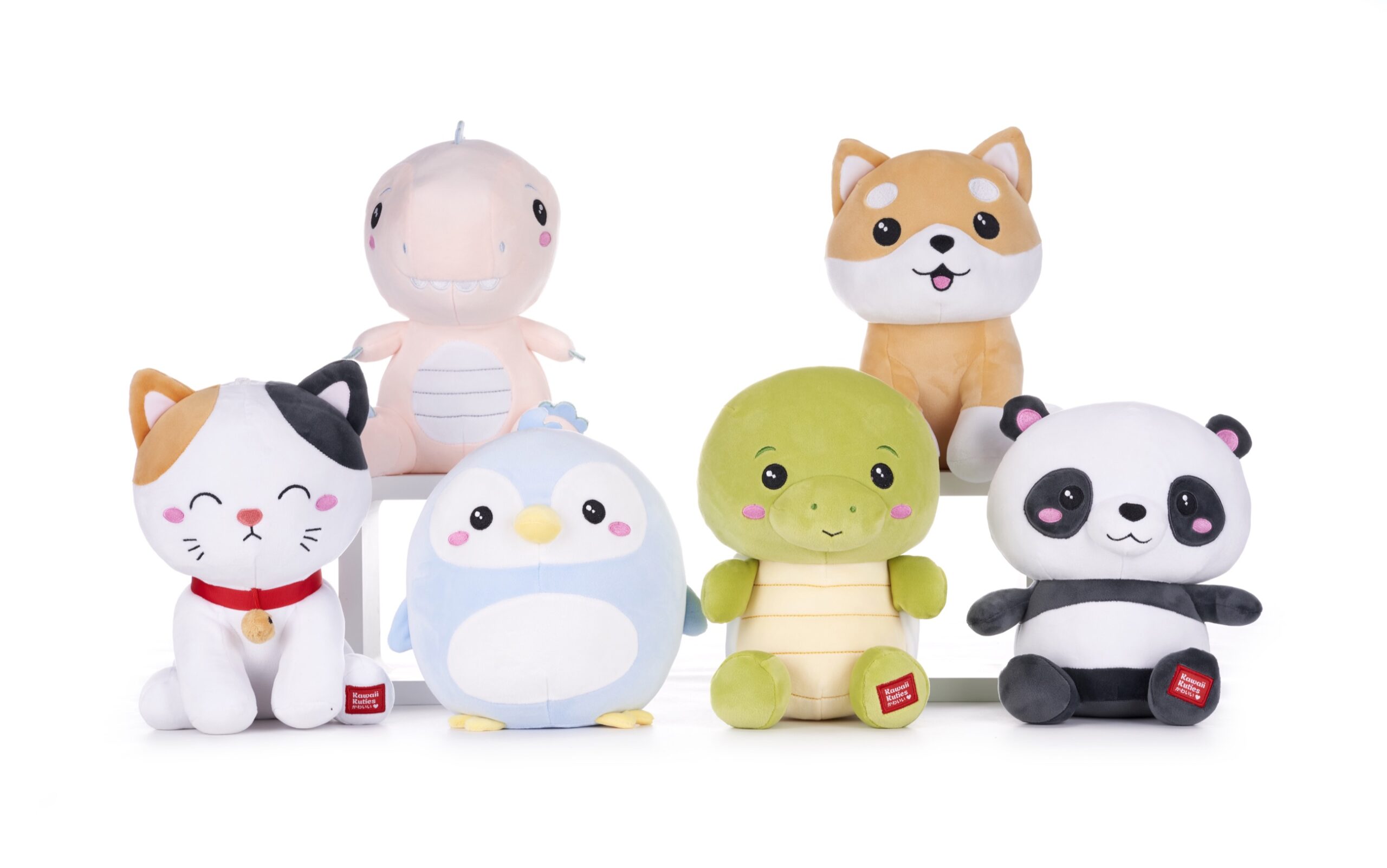 (Mis 3+) KAWAII KUTIES Peluche (Super Squishy) GIFT 24cm 6ass…x36