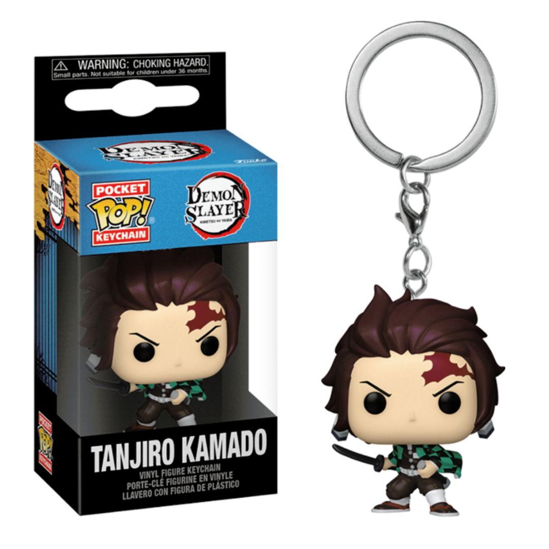 FUNKO POP! Portachiavi Demon Slayer – Tanjiro Kamado – In box 5cm…x12