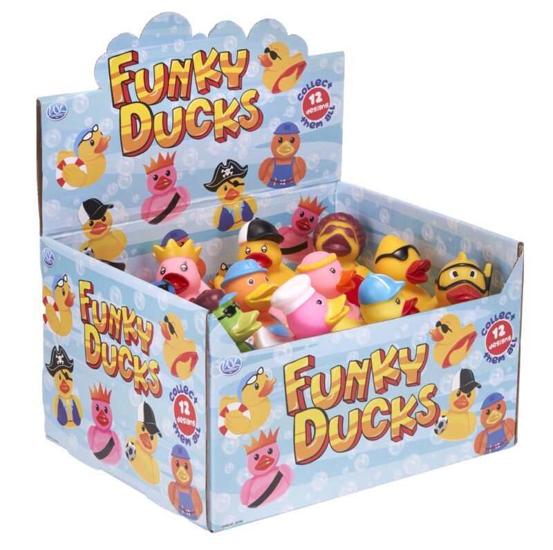 PAPERELLE FUNKY DUCKS 10cm (In espo da 12pc) 12ass…x12…x216