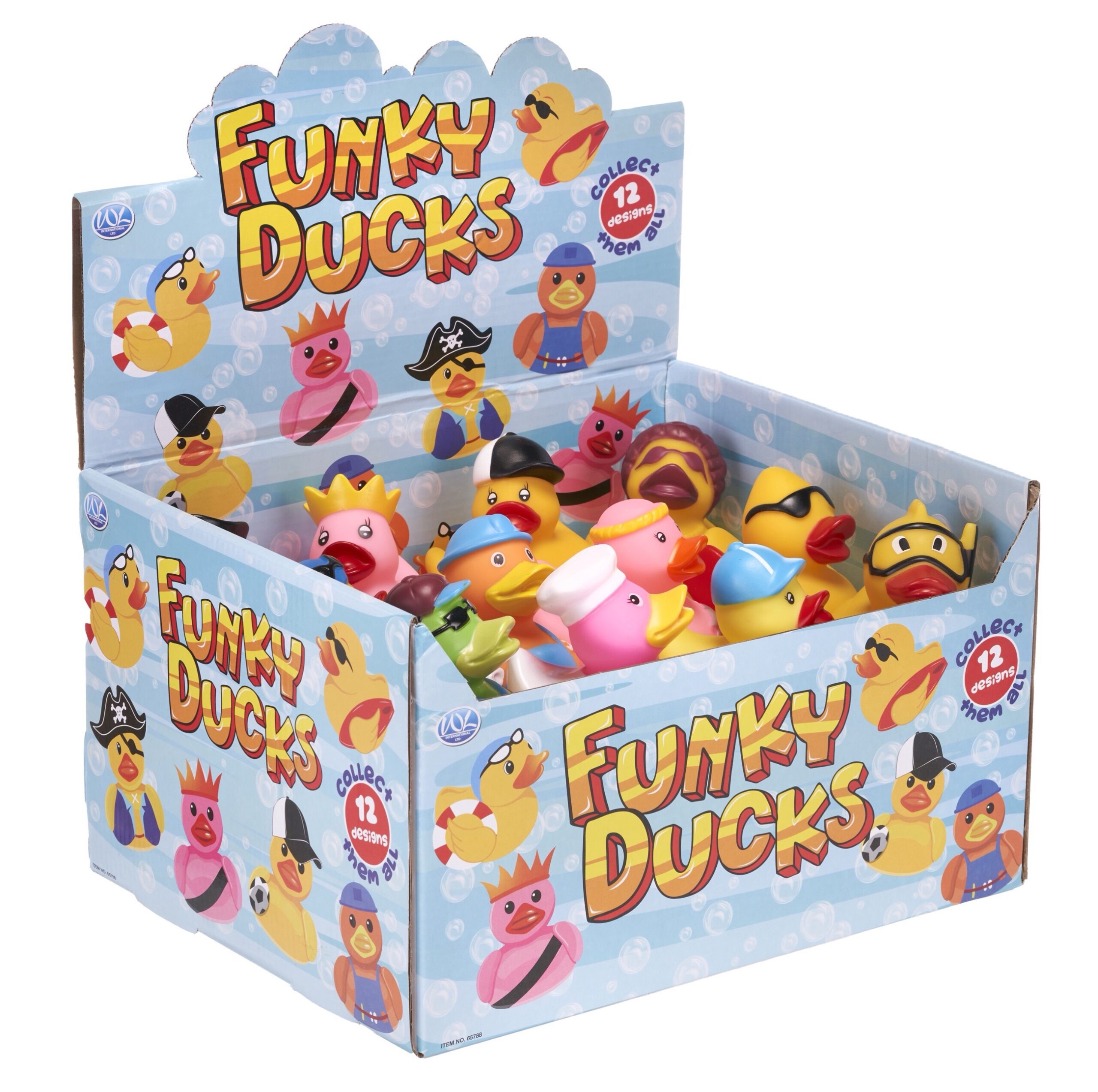 PAPERELLE FUNKY DUCKS 10cm (In espo da 12pc) 12ass…x12…x216