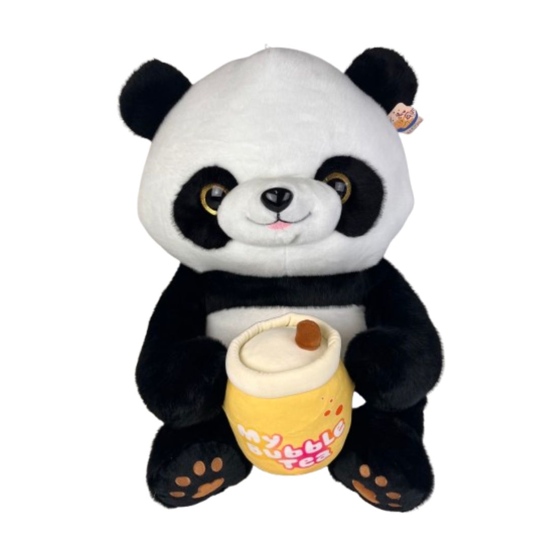 (Mis 8+) PANDA Con Bubble Tea Peluche 60cm…x4